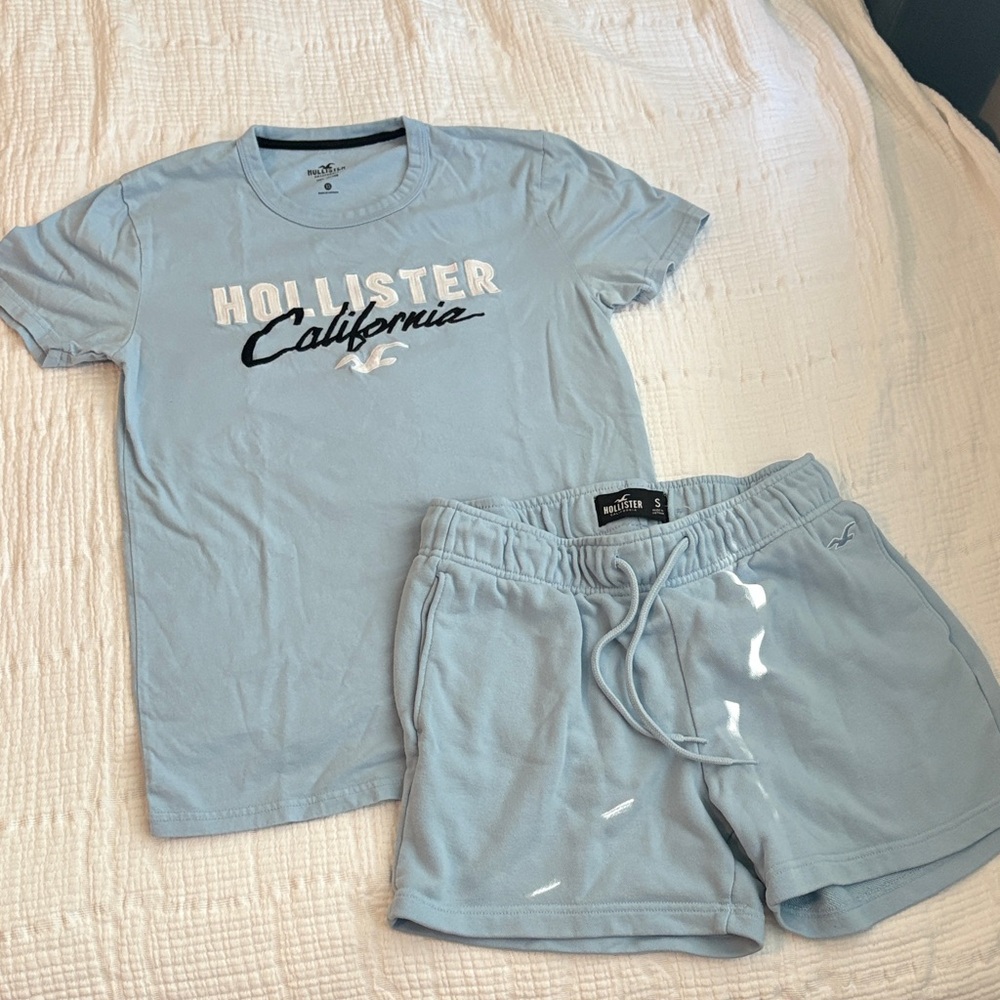 Hollister Men's Sky Blue Athletic set